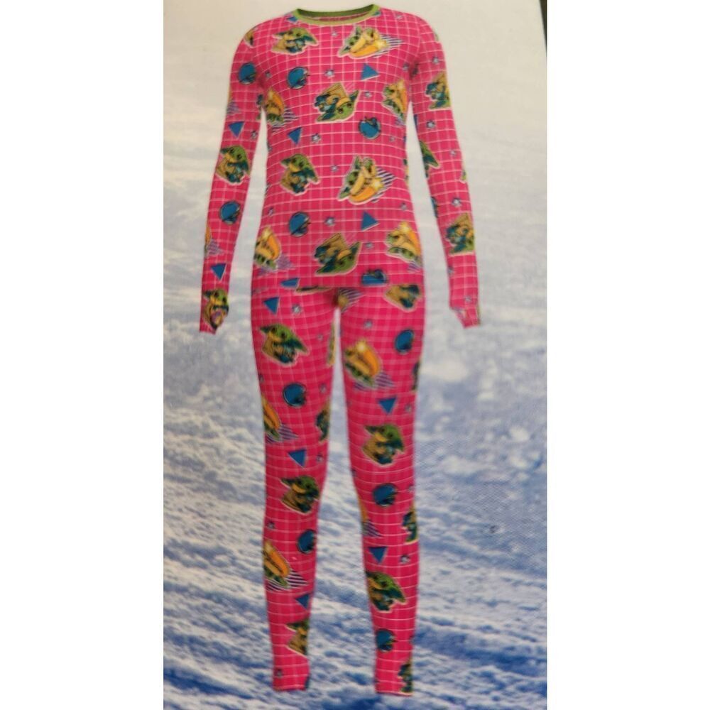 NWT Climate Right Cuddl Duds T Girls Warm Underwear Set Star Wars Size:6/10 NEW/